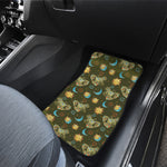 Cute Cartoon Cancer Pattern Print Front Car Floor Mats