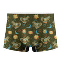 Cute Cartoon Cancer Pattern Print Men's Boxer Briefs