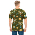 Cute Cartoon Cancer Pattern Print Men's T-Shirt