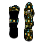 Cute Cartoon Cancer Pattern Print Muay Thai Shin Guard