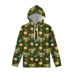 Cute Cartoon Cancer Pattern Print Pullover Hoodie
