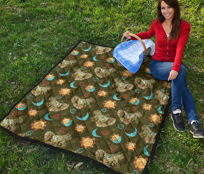 Cute Cartoon Cancer Pattern Print Quilt