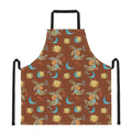 Cute Cartoon Capricorn Pattern Print Apron