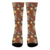 Cute Cartoon Capricorn Pattern Print Crew Socks