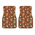 Cute Cartoon Capricorn Pattern Print Front Car Floor Mats