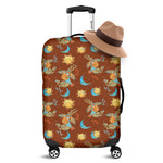 Cute Cartoon Capricorn Pattern Print Luggage Cover