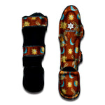 Cute Cartoon Capricorn Pattern Print Muay Thai Shin Guard
