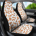 Cute Cartoon Dachshund Universal Fit Car Seat Covers GearFrost