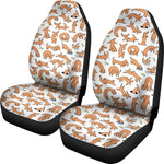 Cute Cartoon Dachshund Universal Fit Car Seat Covers GearFrost