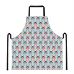 Cute Cartoon Donkey Pattern Print Apron