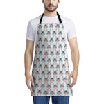 Cute Cartoon Donkey Pattern Print Apron