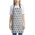 Cute Cartoon Donkey Pattern Print Apron