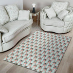 Cute Cartoon Donkey Pattern Print Area Rug