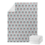 Cute Cartoon Donkey Pattern Print Blanket
