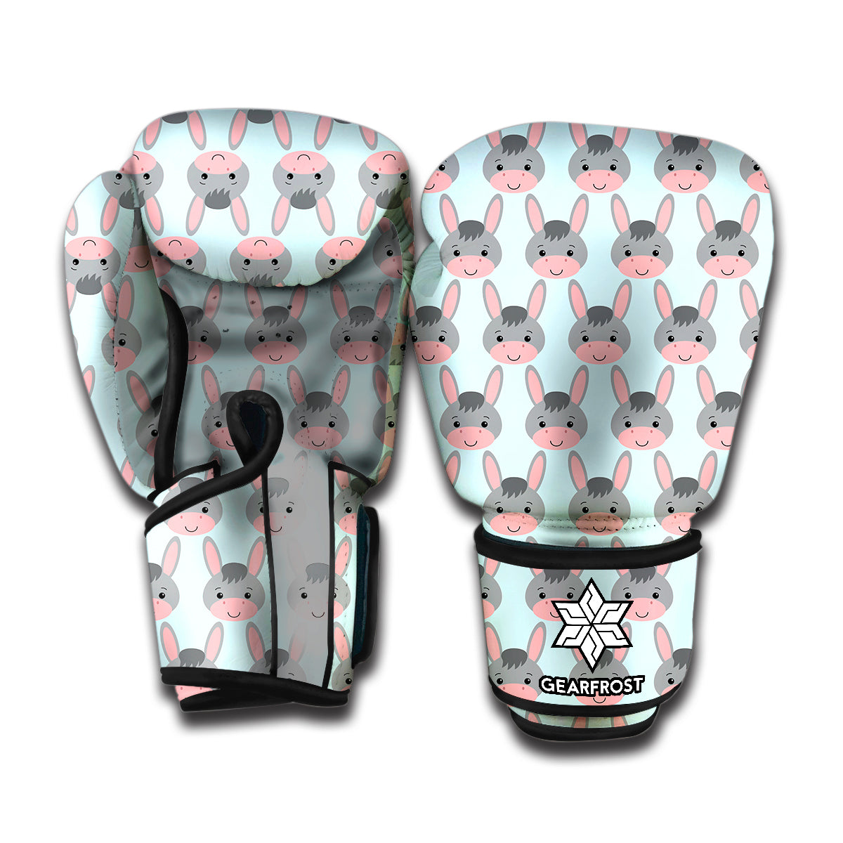 Cute Teddy Bear Print Pattern Boxing Gloves