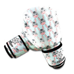 Cute Cartoon Donkey Pattern Print Boxing Gloves