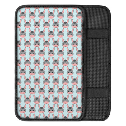 Cute Cartoon Donkey Pattern Print Car Center Console Cover