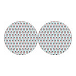 Cute Cartoon Donkey Pattern Print Car Coasters