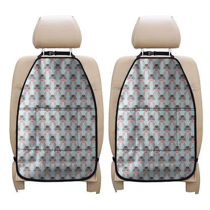 Cute Cartoon Donkey Pattern Print Car Seat Organizers