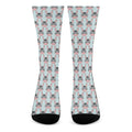 Cute Cartoon Donkey Pattern Print Crew Socks