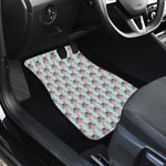 Cute Cartoon Donkey Pattern Print Front Car Floor Mats