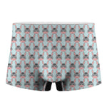 Cute Cartoon Donkey Pattern Print Men's Boxer Briefs