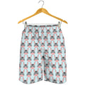 Cute Cartoon Donkey Pattern Print Men's Shorts