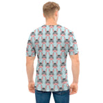 Cute Cartoon Donkey Pattern Print Men's T-Shirt