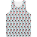Cute Cartoon Donkey Pattern Print Men's Tank Top