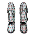 Cute Cartoon Donkey Pattern Print Muay Thai Shin Guards