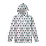 Cute Cartoon Donkey Pattern Print Pullover Hoodie