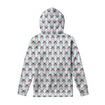 Cute Cartoon Donkey Pattern Print Pullover Hoodie