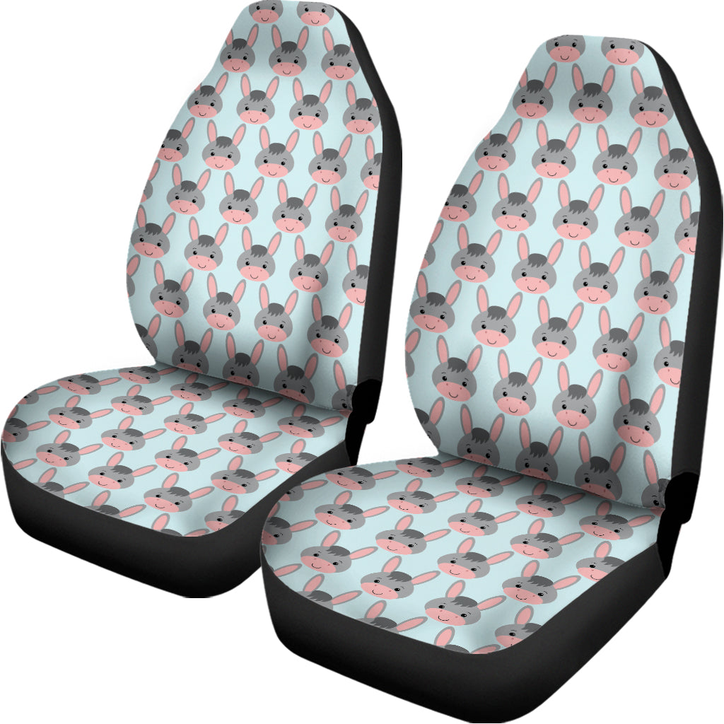 Cute Cartoon Donkey Pattern Print Universal Fit Car Seat Covers