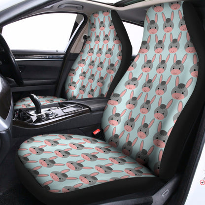 Cute Cartoon Donkey Pattern Print Universal Fit Car Seat Covers