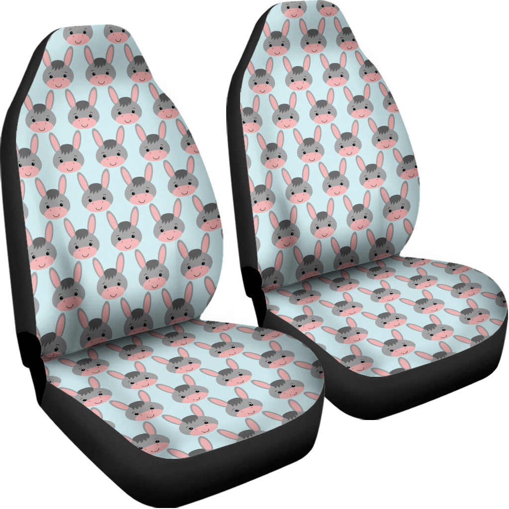 Cute Cartoon Donkey Pattern Print Universal Fit Car Seat Covers