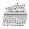 Cute Cartoon Donkey Pattern Print White Running Shoes