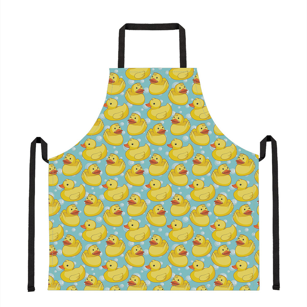 Cute Cartoon Duck Pattern Print Apron