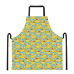 Cute Cartoon Duck Pattern Print Apron