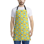 Cute Cartoon Duck Pattern Print Apron