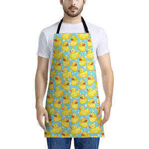 Cute Cartoon Duck Pattern Print Apron