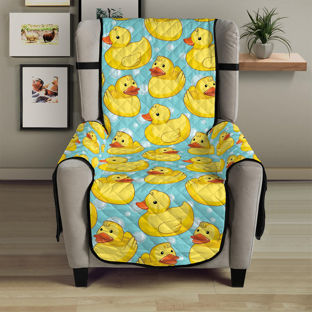 Cute Cartoon Duck Pattern Print Armchair Protector