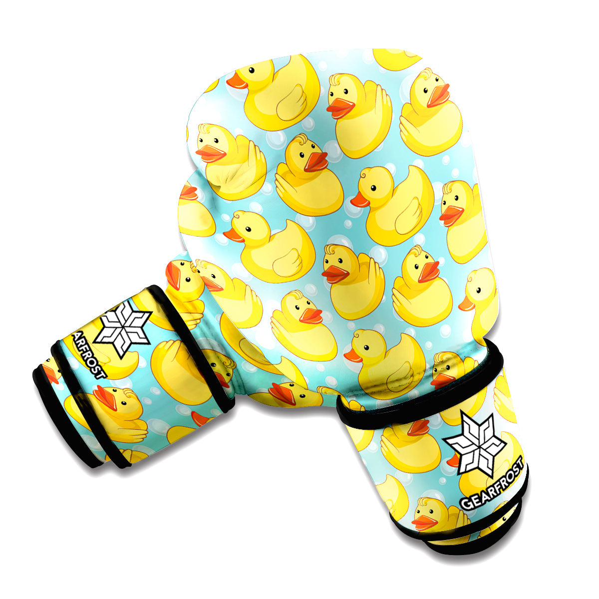 Cute Cartoon Duck Pattern Print Boxing Gloves