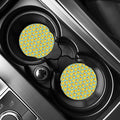 Cute Cartoon Duck Pattern Print Car Coasters