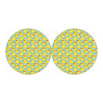 Cute Cartoon Duck Pattern Print Car Coasters