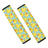 Cute Cartoon Duck Pattern Print Car Seat Belt Covers