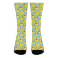 Cute Cartoon Duck Pattern Print Crew Socks