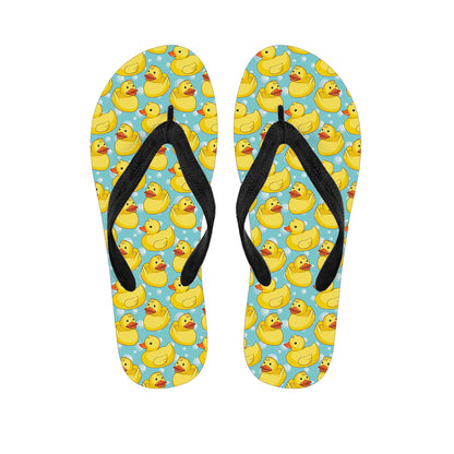 Cute Cartoon Duck Pattern Print Flip Flops