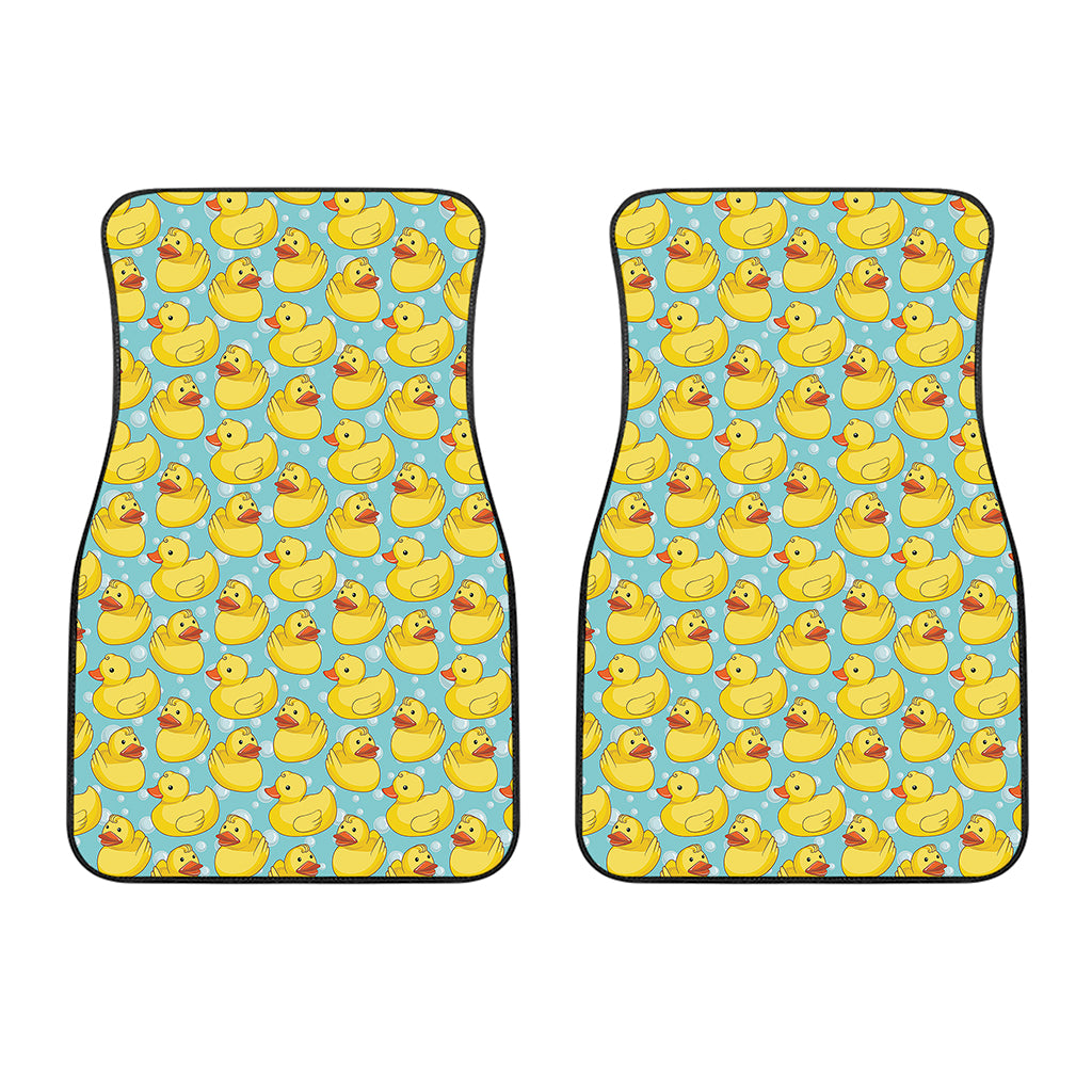 Cute Cartoon Duck Pattern Print Front Car Floor Mats