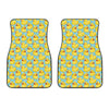 Cute Cartoon Duck Pattern Print Front Car Floor Mats