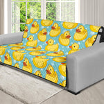 Cute Cartoon Duck Pattern Print Futon Protector